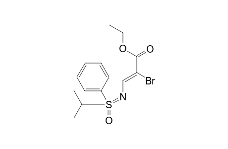 (Z)- N-(2-Bromo-2-ethoxycarbonyl)vinyl-S-phenyl-S-(iso-propyl) sulfoximine