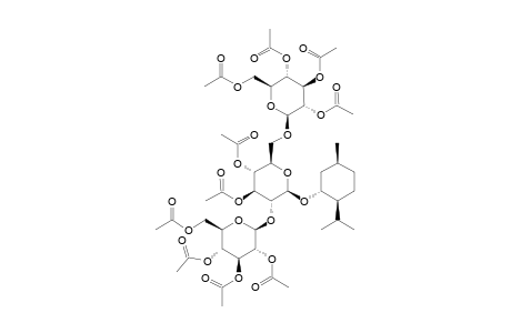 (1S,3S,4R)-PARA-MENTHANE-3-YL-2,6-DI-O-(BETA-D-GLUCOPYRANOSYL)-BETA-D-GLUCOPYRANOSIDE-DECAACETATE