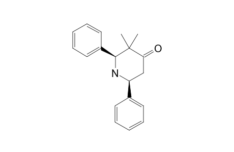 3,3-DIMETHYL-2,6-DIPHENYL-4-PIPERIDINONE