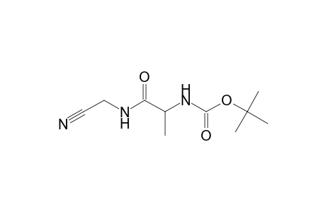 Carbamic acid, [2-[(cyanomethyl)amino]-1-methyl-2-oxoethyl]-, 1,1-dimethylethyl ester, (s)-