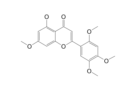 5-HYDROXY-7,2',4',5'-TETRAMETHOXYFLAVONE