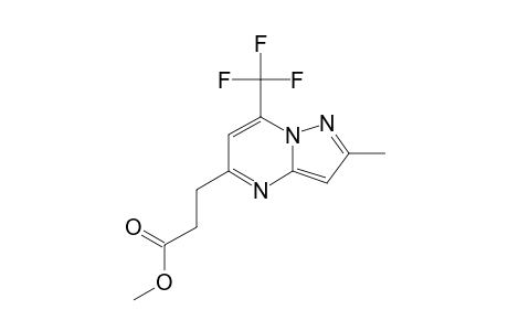 METHYL-3-[2-METHYL-7-(TRIFLUOROMETHYL)-PYRAZOLO-[1,5-A]-PYRIMIDIN-5-YL]-PROPANOATE