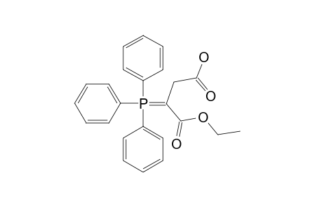 2-TRIPHENYLPHOSPHORANYLIDENESUCCINIC-ACID-MONOETHYLESTER