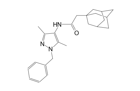 2-(1-adamantyl)-N-(1-benzyl-3,5-dimethyl-1H-pyrazol-4-yl)acetamide