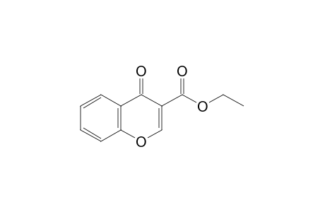 4-oxo-4H-1-benzopyran-3-carboxylic acid, ethyl ester