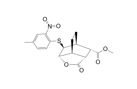 Methyl-(2sr, 10RS)-2-(4'-methyl-2'-nitrophenylthio)-4-oxa-5-oxotricyclo-[4.3.1.0(3,7)]-decan-10-carboxylate