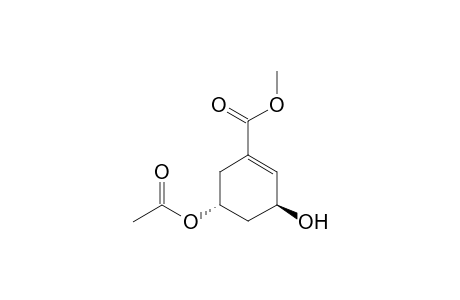 Methyl (3S,5R)-and-(3R,5S)-3-Acetoxy-5-hydroxycyclohex-1-enecarboxylate