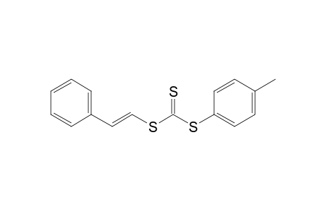 2'-Phenylvinyl (p-tolyl)-carbonotrithioate