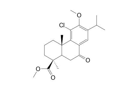 METHYL-11-CHLORO-13-ISOPROPYL-12-METHOXY-7-OXOPODOCARPA-8,11,13-TRIEN-19-OATE