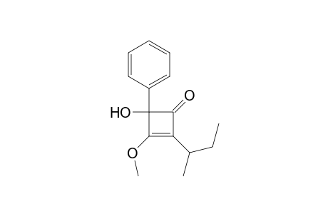 2-(2-Butyl)-4-hydroxy-3-methoxy-4-phenyl-2-cyclobuten-1-one