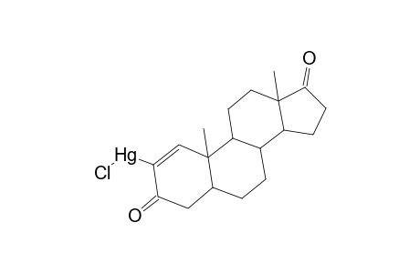 Mercury, chloro[(5.alpha.)-3,17-dioxoandrost-1-en-2-yl]-