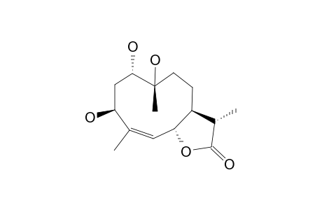 1-ALPHA,3-BETA,10-ALPHA-TRIHYDROXY-7-ALPHA,11-BETA-H-GERMACRA-4Z-EN-12,6-ALPHA-OLIDE