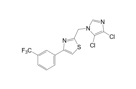 2-[(4,5-DICHLOROIMIDAZOL-1-YL)METHYL]-4-(alpha,alpha,alpha-TRIFLUORO-m-TOLYL)THIAZOLE