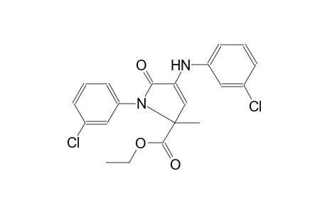 1H-pyrrole-2-carboxylic acid, 1-(3-chlorophenyl)-4-[(3-chlorophenyl)amino]-2,5-dihydro-2-methyl-5-oxo-, ethyl ester