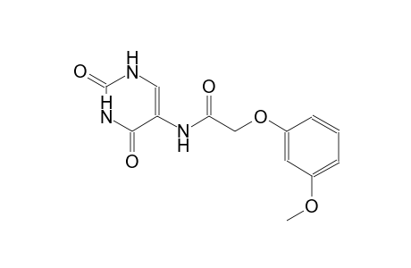 N-(2,4-dioxo-1,2,3,4-tetrahydro-5-pyrimidinyl)-2-(3-methoxyphenoxy)acetamide