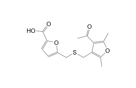 5-(([(4-Acetyl-2,5-dimethyl-3-furyl)methyl]sulfanyl)methyl)-2-furoic acid