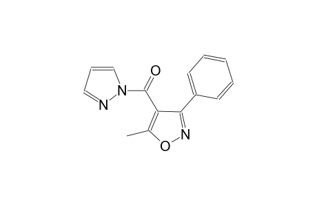 5-methyl-3-phenyl-4-(1H-pyrazol-1-ylcarbonyl)isoxazole