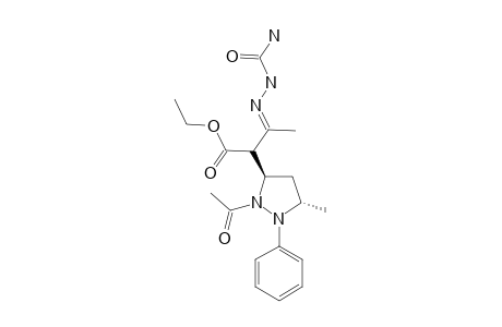 SEMICARBAZONE_OF_ALPHA-(1-ACETYL-2-PHENYL-3-METHYL-5-PYRAZOLIDINYL)-ACETOACETIC_ESTER;DIASTEREOMER_1