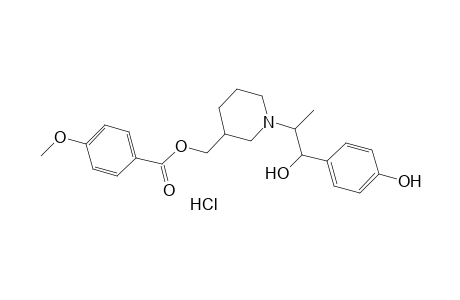 P-ANISIC ACID, /1-/P,B-DIHYDROXY-A- METHYLPHENETHYL/-3-PIPERIDYL/METHYL ESTER, HYDROCHLORIDE