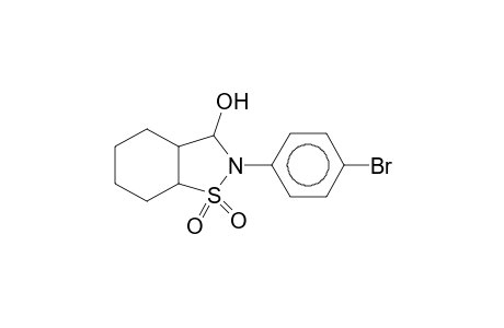 2-(4-Bromo-phenyl)-1,1-dioxo-2,3,4,5,6,7-hexahydro-benzo[d]isothiazol-3-ol