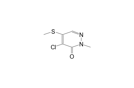 4-Chloro-5-methylthio-2-methyl-2H-pyridazin-3-one