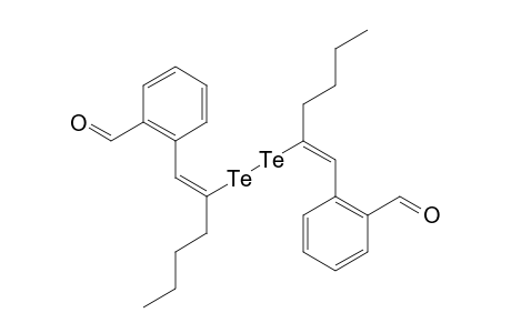 (Z)-Bis(.alpha.-n-butyl-o-formylstyryl) ditelluride