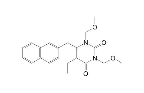 1-METHOXYMETHYL-3-METHOXYMETHYL-5-ETHYL-6-(1-NAPHTHYLMETHYL)-URACIL