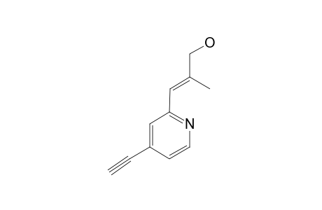 4-ETHYNYL-2-[(1E)-3-HYDROXY-2-METHYLPROP-1-EN-1-YL]-PYRIDINE