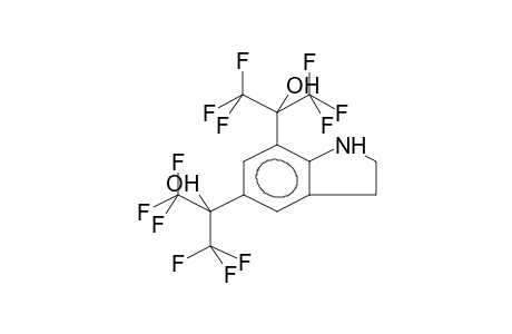 5,7-DI(ALPHA-HYDROXYHEXAFLUOROISOPROPYL)INDOLINE