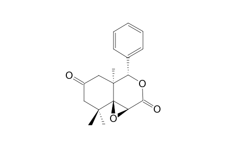 (1-S*,4-S*,4A-S*,8A-S*)-4,4A-EPOXY-5,5,8A-TRIMETHYL-1-PHENYL-OCTAHYDRO-2-BENZOPYRANE-3,7-DIONE