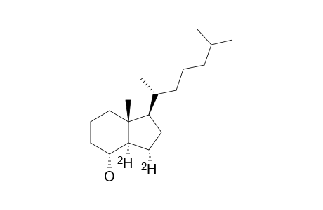 (8R,14R,15S)-DE-A,B-14,15-DIDEUTERIO-CHOLESTAN-8-OL;(VITAMIN-D-DERIVATIVE)