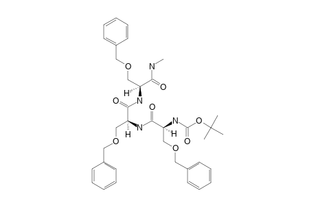 N-(ALPHA)-(TERT.-BUTOXYCARBONYL)-O-(BENZYL)-SERYL-O-(BENZYL)-SERYL-O-(BENZYL)-SERINE-N-METHYLAMIDE