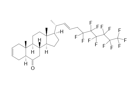 (20S)-20-(4',4',5',5',6',6',7',7',8',8',9',9',9'-Tridecafluoronon-1'-en-1'-yl)-5.alpha.-pregn-2-en-6-one