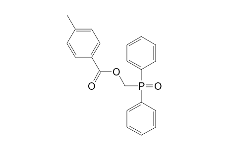 (DIPHENYLPHOSPHINYL)METHANOL, p-TOLUATE