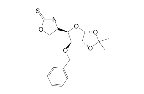 4-[(4'R)-3-O-BENZYL-1,2-O-ISOPROPYLIDENE-ALPHA-D-THREOFURANOS-4'-C-YL]-1,3-OXAZOLINE-2-THIONE