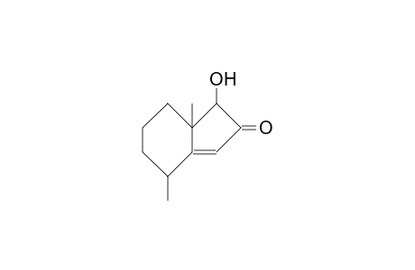 (1R*,4S*,7AR*)-1-hydroxy-4,7a-dimethyl-1,4,5,6,7,7a-hexahydro-2H-inden-2-one