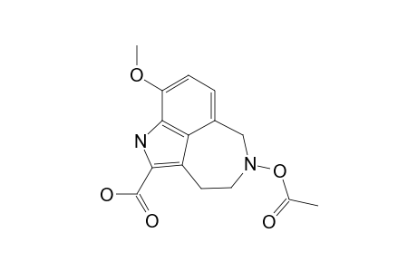 9-METHOXY-3,4,5,6-TETRAHYDRO-1H-AZEPINO-[5,4,3-CD]-INDOLE-2-CARBOXYLIC-ACID