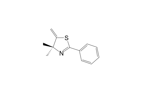 4,5-DIHYDRO-4,4-DIMETHYL-5-METHYLIDENE-2-PHENYL-1,3-THIAZOLE