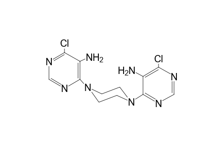 4-[4-(5-amino-6-chloro-4-pyrimidinyl)-1-piperazinyl]-6-chloro-5-pyrimidinylamine