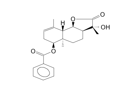 1-O-DEACETYL-11-O-DEANGELOYL-1-BENZOYLOXYISOSILEROLIDE FROMLASERPITIUM SILER