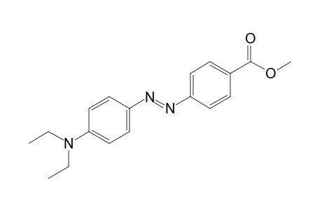 p-{[p-(diethylamino)phenyl]azo}benzoic acid, methyl ester