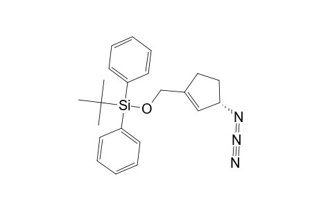 (+/-)-3-AZIDO-([(TERT.-BUTYLDIPHENYLSILYL)-OXY]-METHYL)-CYCLOPENT-1-ENE