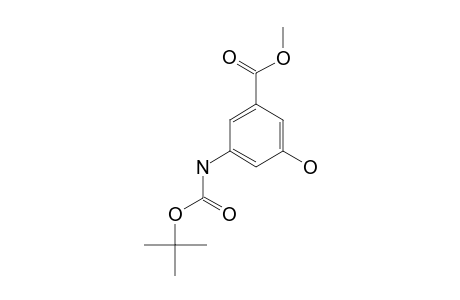 3-TERT.-BUTOXYCARBONYLAMINO-5-HYDROXY-BENZOIC-ACID-METHYLESTER