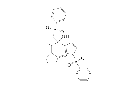 (.alpha..xi.)-.alpha.-[(1.xi.)-1-[(.xi.)-2-Oxocyclopentyl]ethyl]-1-(phenylsulfonyl)-.alpha.-[(phenylsulfonyl)methyl]-1H-pyrrole-3-methanol