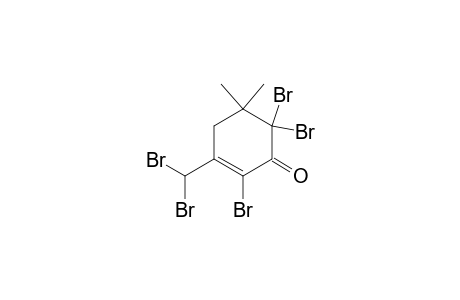 2-Cyclohexen-1-one, 2,6,6-tribromo-3-(dibromomethyl)-5,5-dimethyl-