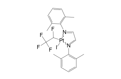 [1,2-BIS-(2,6-DIMETHYLPHENYLIMINO)-ETHANE]-(1H-TETRAFLUOROETHYL)-IODOPLATINIUM-(II)