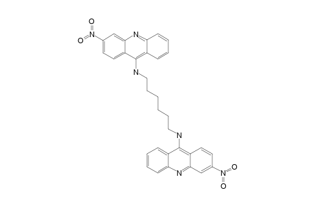 ALPHA'',OMEGA''-DIAMINOHEXYL-9,9'-BIS-(3-NITRO-ACRIDINE)