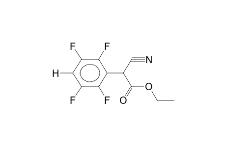 ETHYL (4-HYDROTETRAFLUOROPHENYL)CYANOACETATE