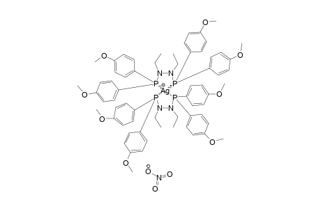 BIS-[BIS-[DI-(4-METHOXY-PHENYL)-PHOSPHINO]-1,2-DIETHYLHYDRAZINE]-SILVER(I)-NITRATE