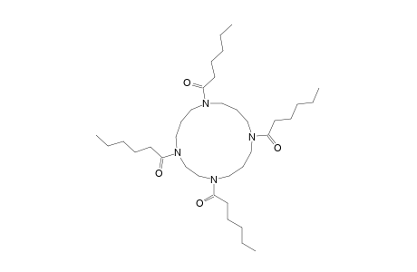 1-(1,4,12-Trihexanoyl-1,4,8,12-tetraaza-cyclopentadec-8-yl)-hexan-1-one